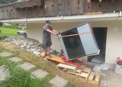 Montage Wärmepumpe